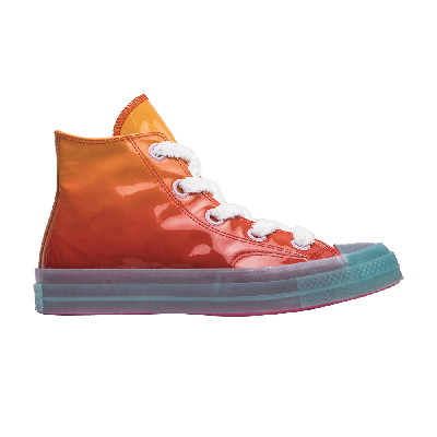 Pre-owned Converse J.w. Anderson X Chuck 70 Hi Top 'toy' In Orange