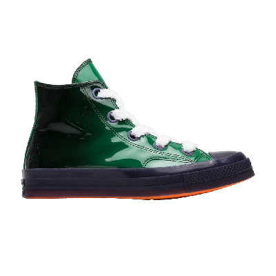Pre-owned Converse J.w. Anderson X Chuck 70 Hi Top 'toy' In Green