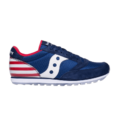 Pre-owned Saucony Jazz Low Pro 'stars & Stripes' In Blue