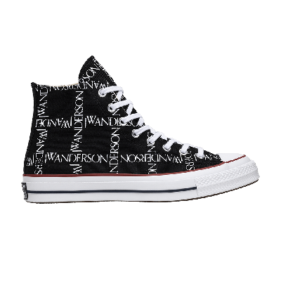 Pre-owned Converse J.w. Anderson X Chuck 70 Hi Top 'grid' In Black