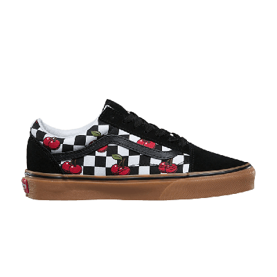 Pre-owned Vans Old Skool 'cherry Checker' In Black