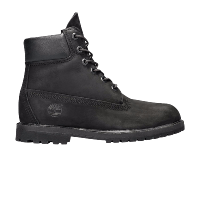Pre-owned Timberland Wmns 6 Inch Premium Waterproof Boots In Black
