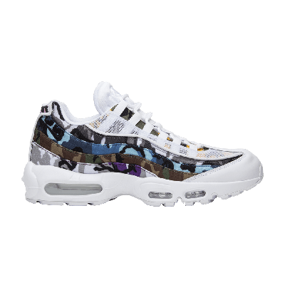 Pre-owned Nike Air Max 95 'erdl Party' In White