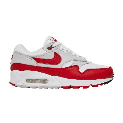 Pre-owned Nike Wmns Air Max 90/1 'white University Red'