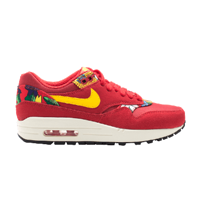 Pre-owned Nike Wmns Air Max 1 Print 'aloha Pack' In Red