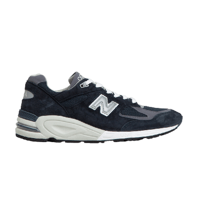 Pre-owned New Balance 990v2 Made In Usa 'navy White' In Blue