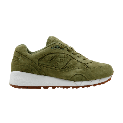 Pre-owned Saucony Shadow 6000 'olive Suede' In Green