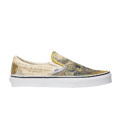 Pre-owned Vans Vincent Van Gogh X Slip-on 'skull' In Yellow