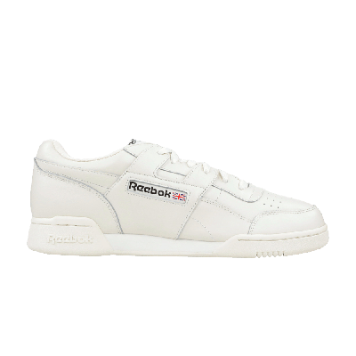 Pre-owned Reebok Workout Plus Mu 'chalk Black' In White