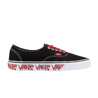 Pre-owned Vans Authentic 'sketch Sidewall' In Red
