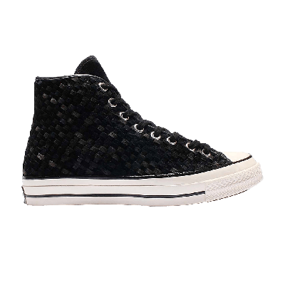 Pre-owned Converse Chuck Taylor All Star 70 Hi 'black Woven'