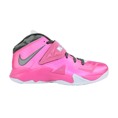 Pre-owned Nike Lebron Zoom Soldier 7 'kay Yow' In Pink