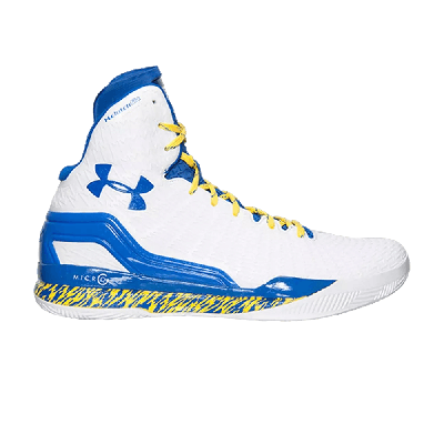 Pre-owned Under Armour Clutchfit Drive 'warriors Home' In White