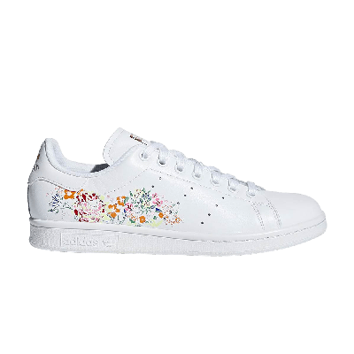 Pre-owned Adidas Originals Wmns Stan Smith 'floral' In White