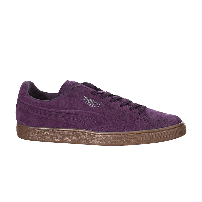 Pre-owned Puma Suede Emboss Lo 'dark Purple'
