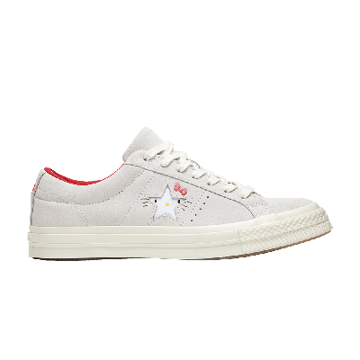 Pre-owned Converse Hello Kitty X One Star Suede Low Top 'white'