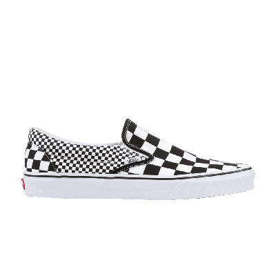 Pre-owned Vans Slip-on 'mix Checker' In Black