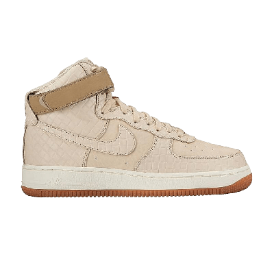 Pre-owned Nike Wmns Air Force 1 Hi Premium 'oatmeal' In Cream