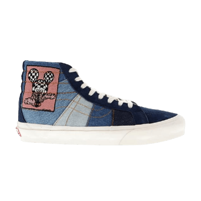 Pre-owned Vans Disney X Taka Hayashi X Sk8-hi 'mickey's 90th' In Blue