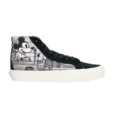 Pre-owned Vans Disney X Mark Machado X Sk8-hi 'mickey's 90th Birthday' In Black