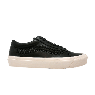 Pre-owned Vans Old Skool Weave Dx In Black