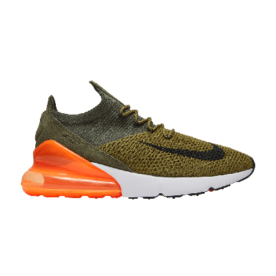 Pre-owned Nike Air Max 270 Flyknit 'olive Flak' In Green