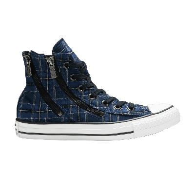 Pre-owned Converse Wmns Chuck Taylor Dual Zip High In Blue