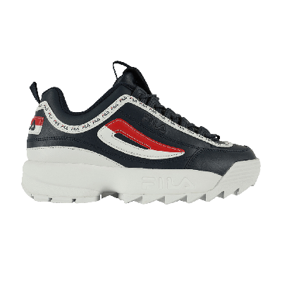 Pre-owned Fila Wmns Disruptor 2 Premium Repeat In Blue