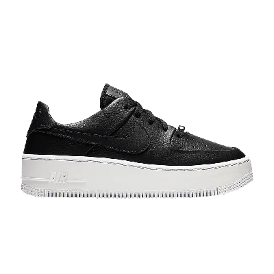 Pre-owned Nike Wmns Air Force 1 Sage Low 'black'