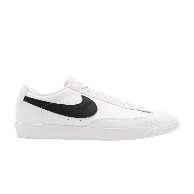 Pre-owned Nike Blazer Low Leather 'white Black'