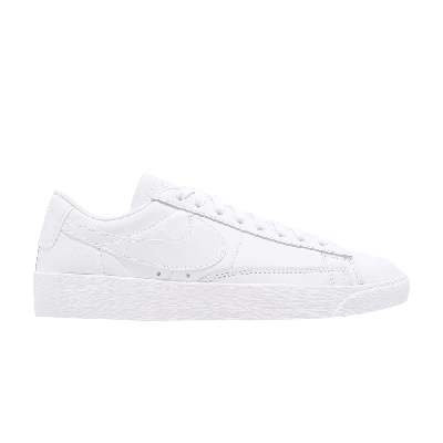Pre-owned Nike Wmns Blazer Low 'triple White'