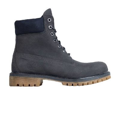 Pre-owned Timberland 6 Inch Premium In Grey