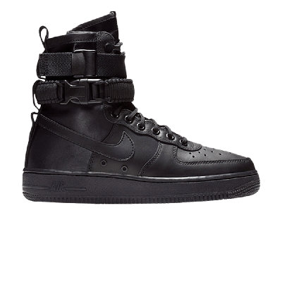 Pre-owned Nike Wmns Sf Air Force 1 High 'triple Black'