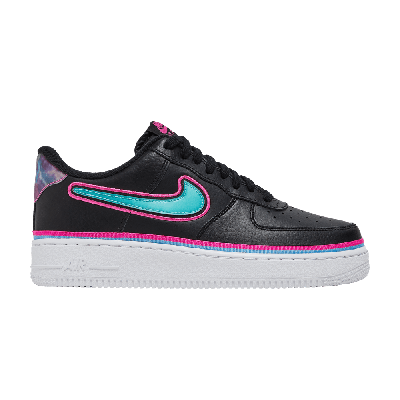 Pre-owned Nike Air Force 1 '07 Lv8 Sport 'south Beach' In Black