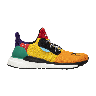 Pre-owned Adidas Originals Pharrell X Wmns Solar Hu Glide 'yellow'