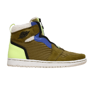 Pre-owned Air Jordan Wmns  1 Retro High Zip 'utility Pack' In Green