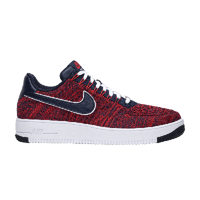 Pre-owned Nike Robert Kraft X Air Force 1 Ultra Flyknit 'patriots' In Red