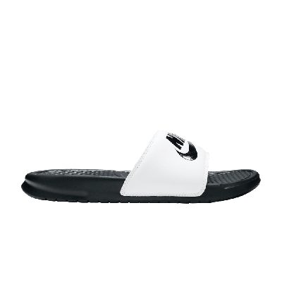 Pre-owned Nike Benassi Slides 'white'