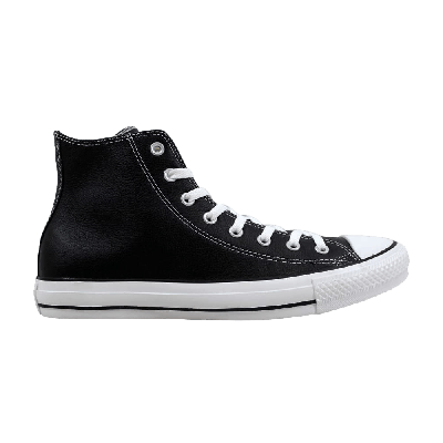 Pre-owned Converse Chuck Taylor All Star Leather High 'black'
