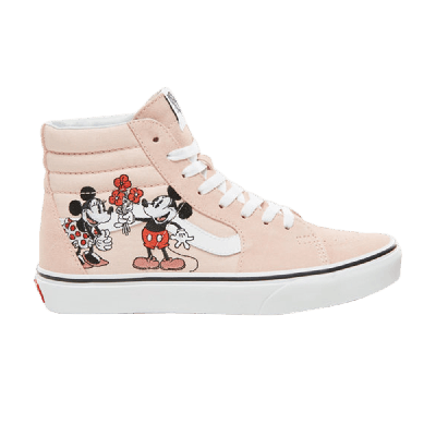 Pre-owned Vans Disney X Sk8-hi 'mickey & Minnie' In Pink