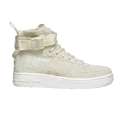 Pre-owned Nike Wmns Sf Air Force 1 Mid 'fossil' In Cream
