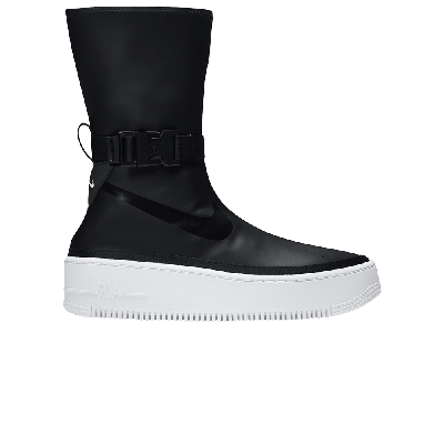 Pre-owned Nike Wmns Air Force 1 Sage High 'black'
