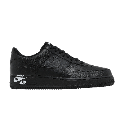 Pre-owned Nike Air Force 1 Low '07 Leather 'emblem' In Black