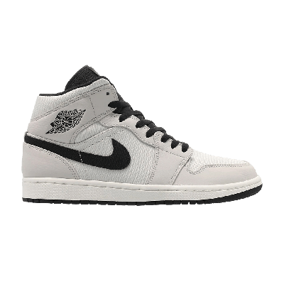 Pre-owned Air Jordan 1 Retro Mid Se 'light Bone' In Grey