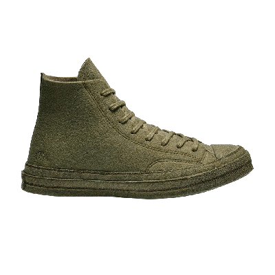 Pre-owned Converse J.w. Anderson X Chuck 70 Hi Top 'felt' In Grey