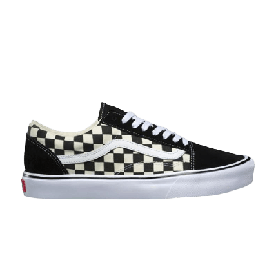 Pre-owned Vans Old Skool Lite 'checkerboard' In Black