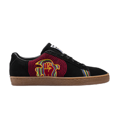 Pre-owned Puma Suede 'pwr Thru Peace Americas' In Black