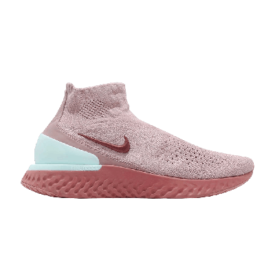 Pre-owned Nike Wmns Rise React Flyknit 'diffused Taupe' In Pink