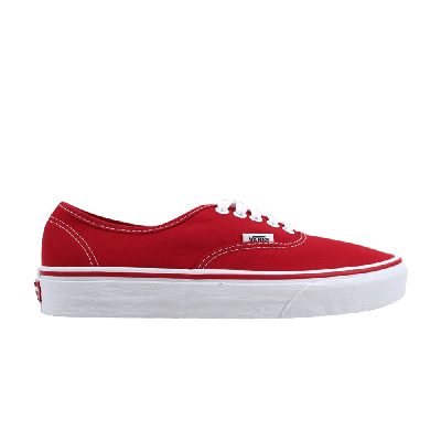 Pre-owned Vans Authentic 'red'