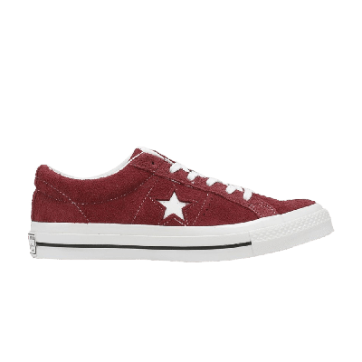 Pre-owned Converse One Star Suede Ox 'deep Bourdeaux' In Red